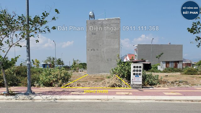 Lô đất mặt tiền đường 20m tại tái định cư Phan Đăng Lưu